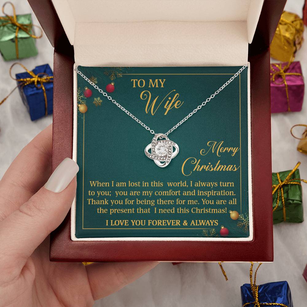 To My Wife - I Love You Forever & Always (Necklace)