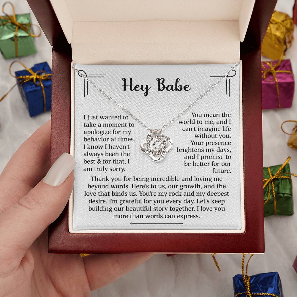 Hey Babe - You Mean The World To Me (Necklace)