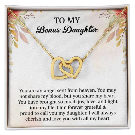 To My Bonus Daughter - You Are An Angel (Necklace)