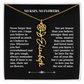 No Rain, No Flowers – Personalized Rose Necklace Gift for Her
