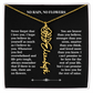 No Rain, No Flowers – Personalized Rose Necklace Gift for Her