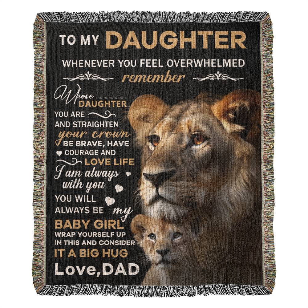 To My Daughter - My Baby Girl (Blanket)