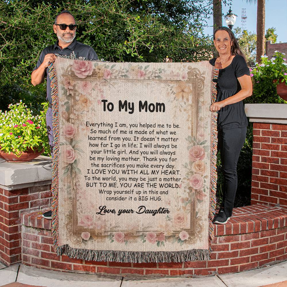 To My Mom - I LOVE YOU (Blanket)