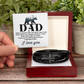 To My Dad - Like My Father (Cross Bracelet)