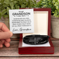 To My Grandson Bracelet – Christian Cross Bracelet Gift From Grandma