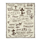 God Says You Are Blanket – Christian Faith Scripture Throw Gift