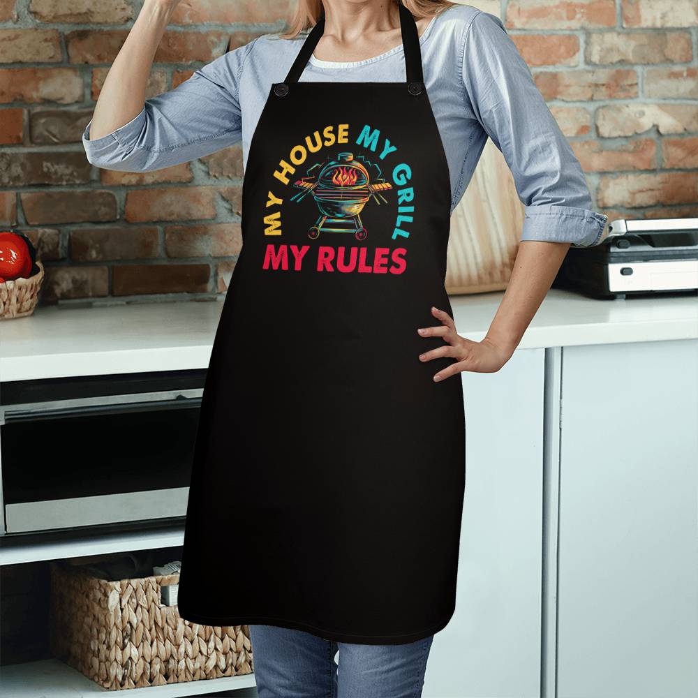 My House My Grill My Rules (Apron)