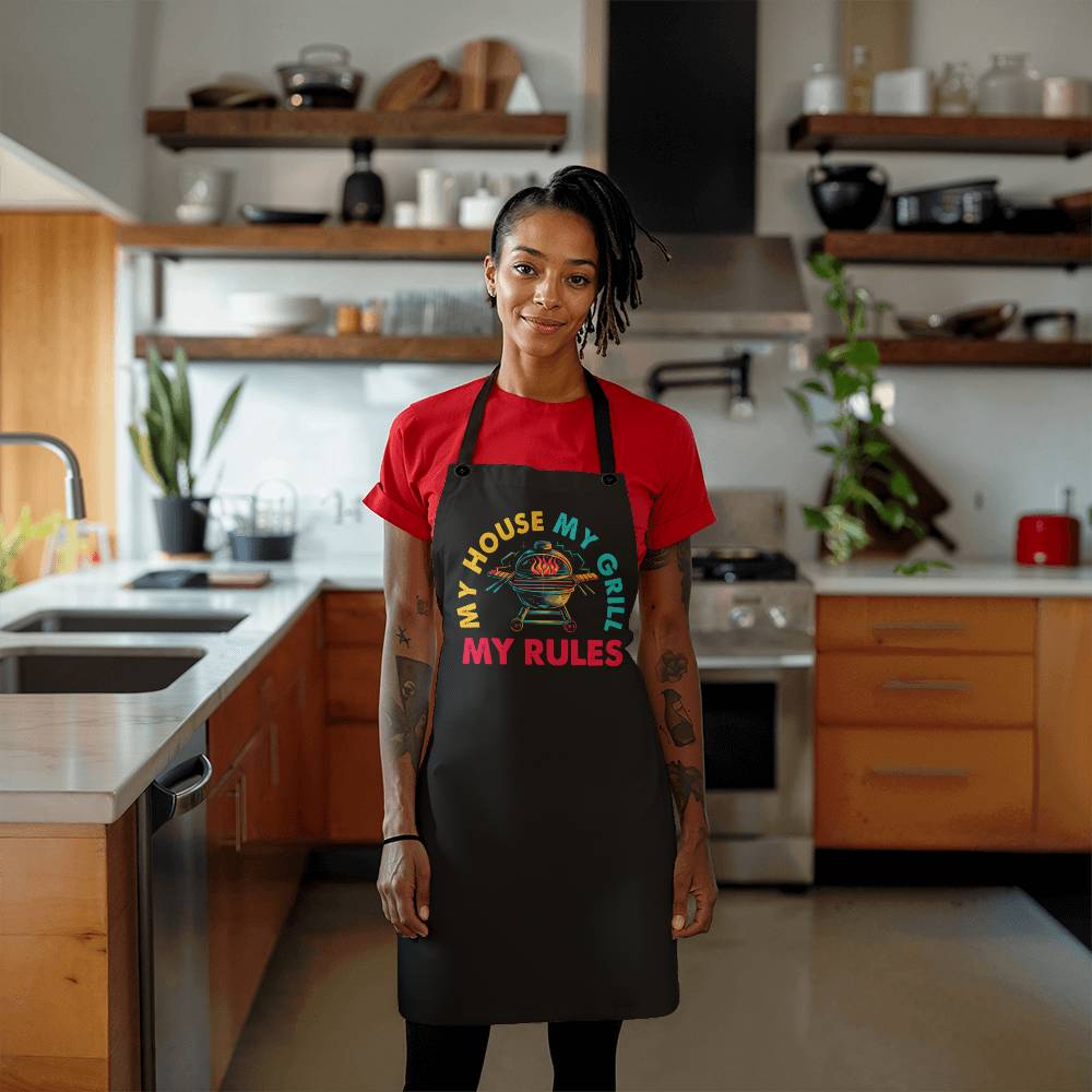 My House My Grill My Rules (Apron)