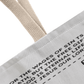 Jesus Paid It All Tote Bag – Christian Faith Receipt Canvas Tote Gift