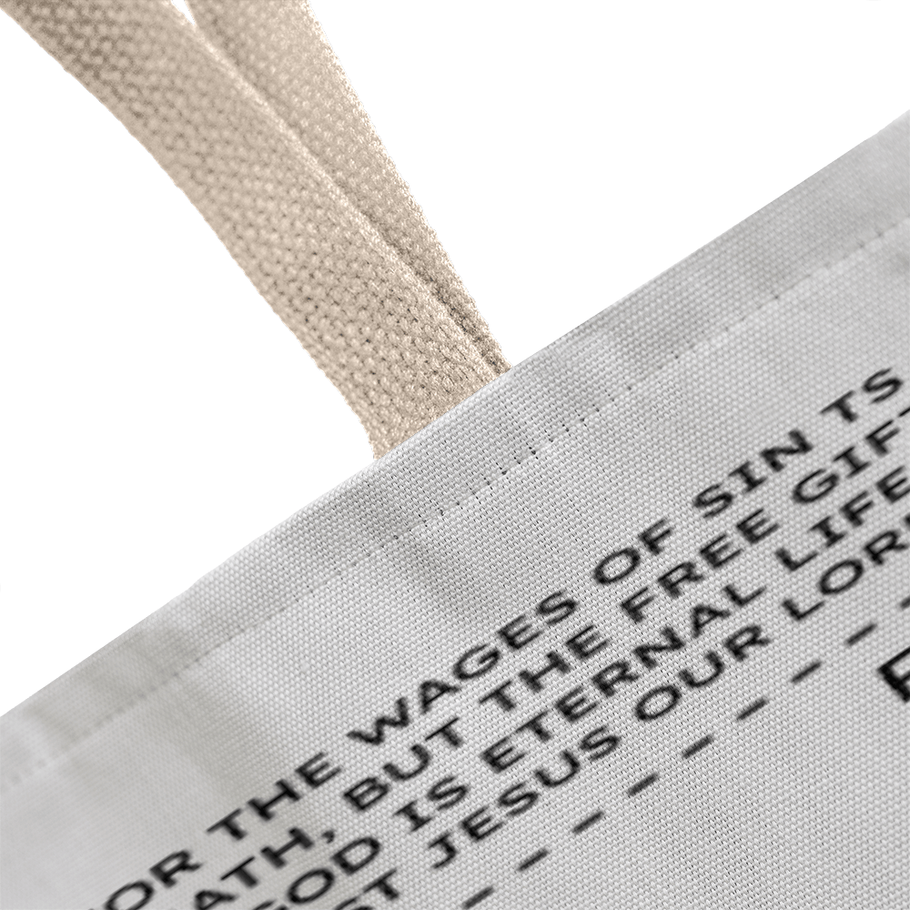Jesus Paid It All Tote Bag – Christian Faith Receipt Canvas Tote Gift