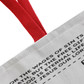 Jesus Paid It All Tote Bag – Christian Faith Receipt Canvas Tote Gift