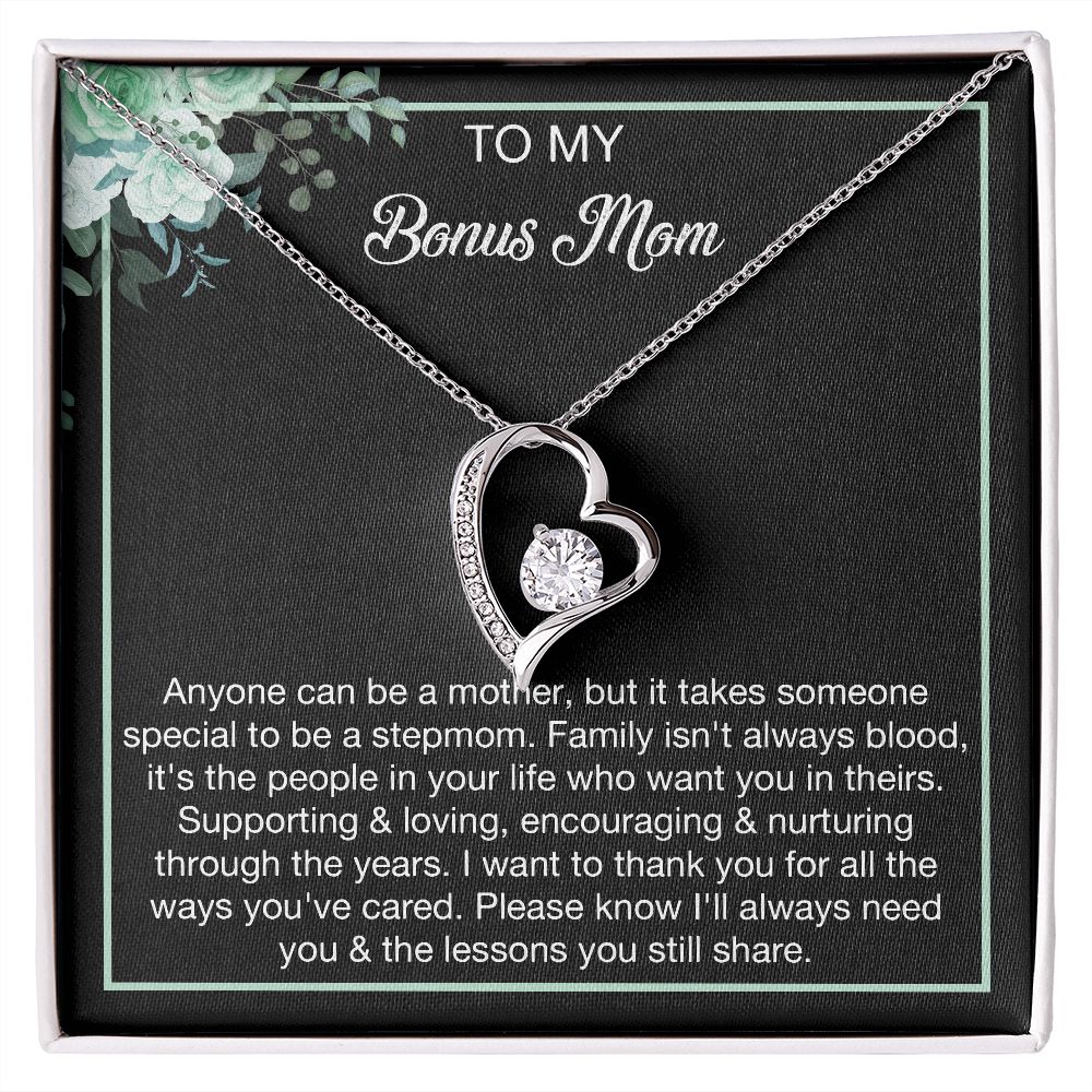 Bonus Mom - Family Isn't Always Blood (Necklace)