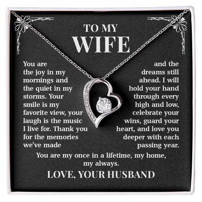 To My Wife – Once In A Lifetime Love | Forever Love Necklace