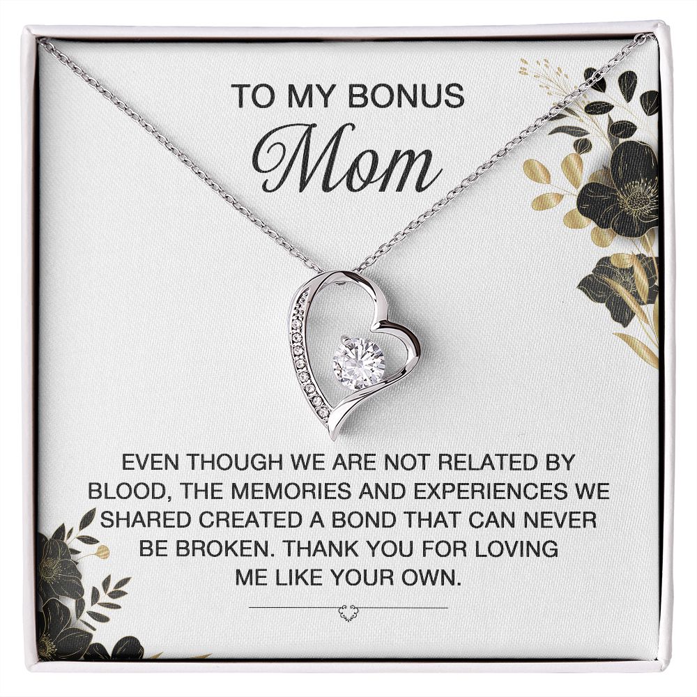 To My Bonus Mom - The Memories & Experiences (Necklace)