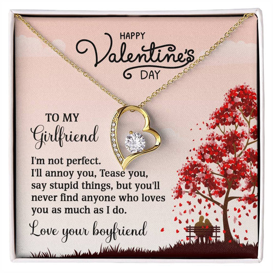 To My Girlfriend - I'm Not Perfect (Necklace)