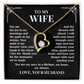 To My Wife – Once In A Lifetime Love | Forever Love Necklace