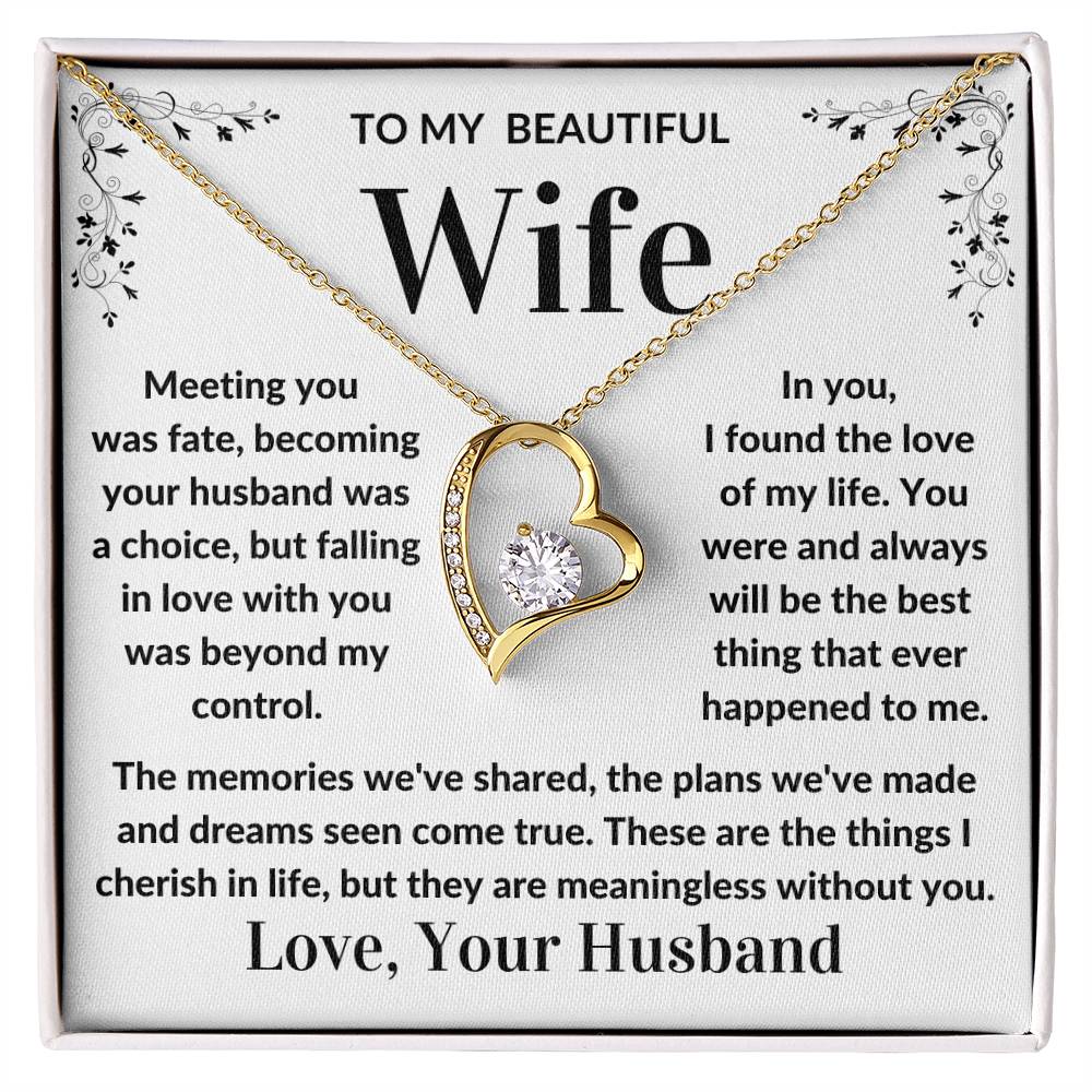 To My Beautiful Wife - Meeting You Was Fate