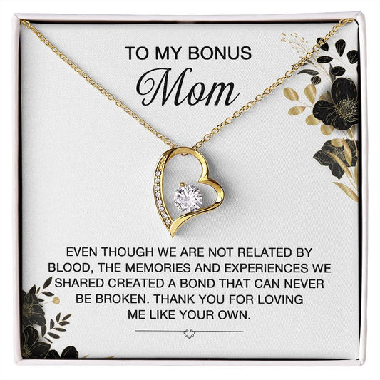 To My Bonus Mom - The Memories & Experiences (Necklace)