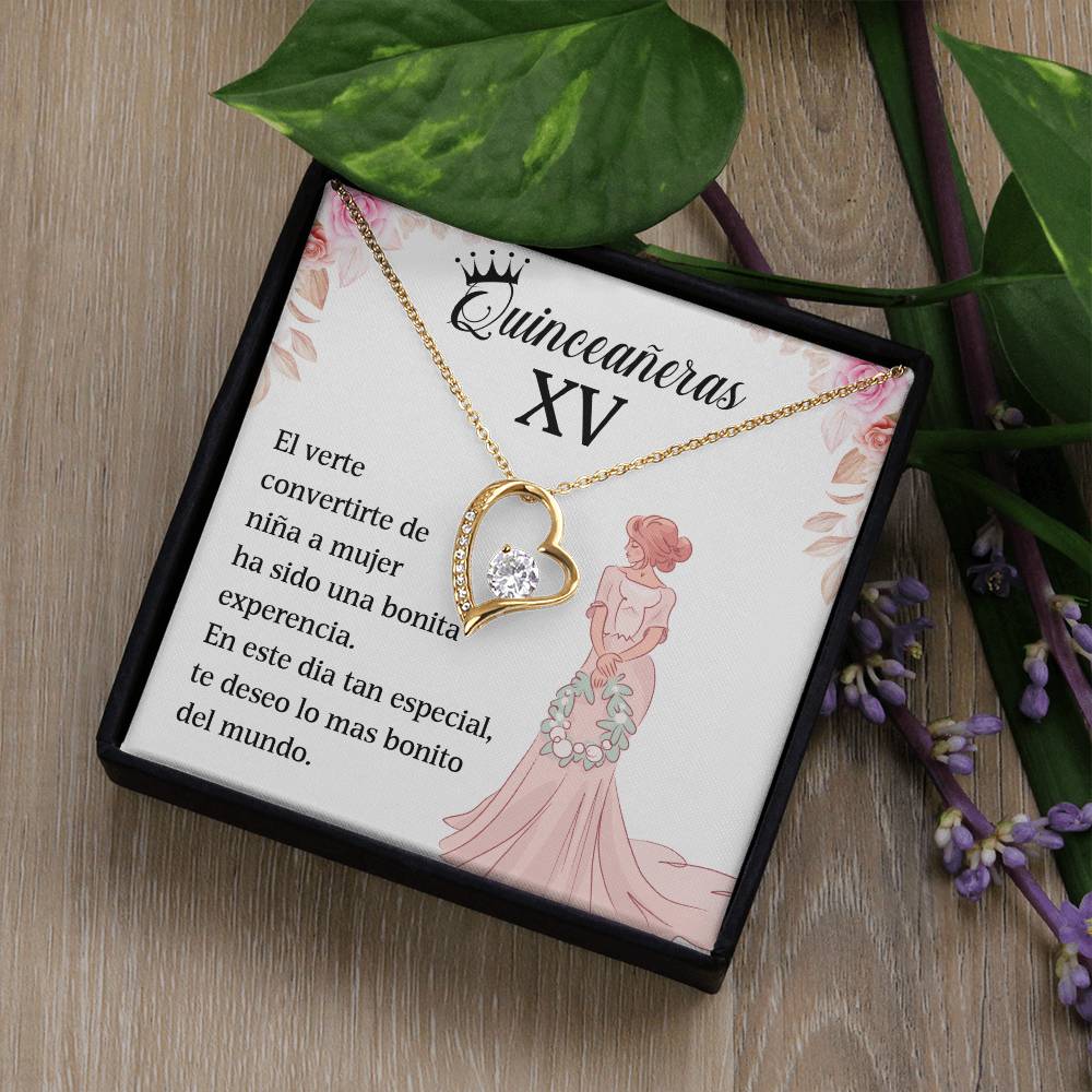 To My Sweet 15 - (Forever Love Necklace)