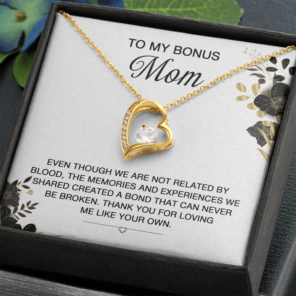 To My Bonus Mom - The Memories & Experiences (Necklace)