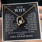 To My Wife – Once In A Lifetime Love | Forever Love Necklace