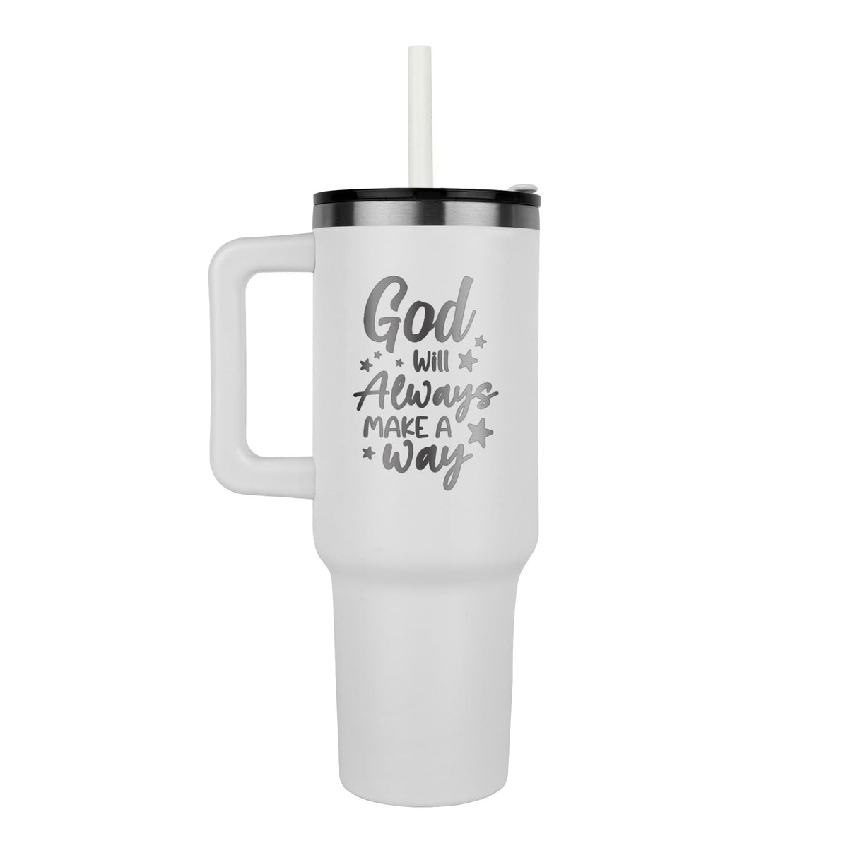 God Will Always Make a Way – 40oz Christian Tumbler ✝️