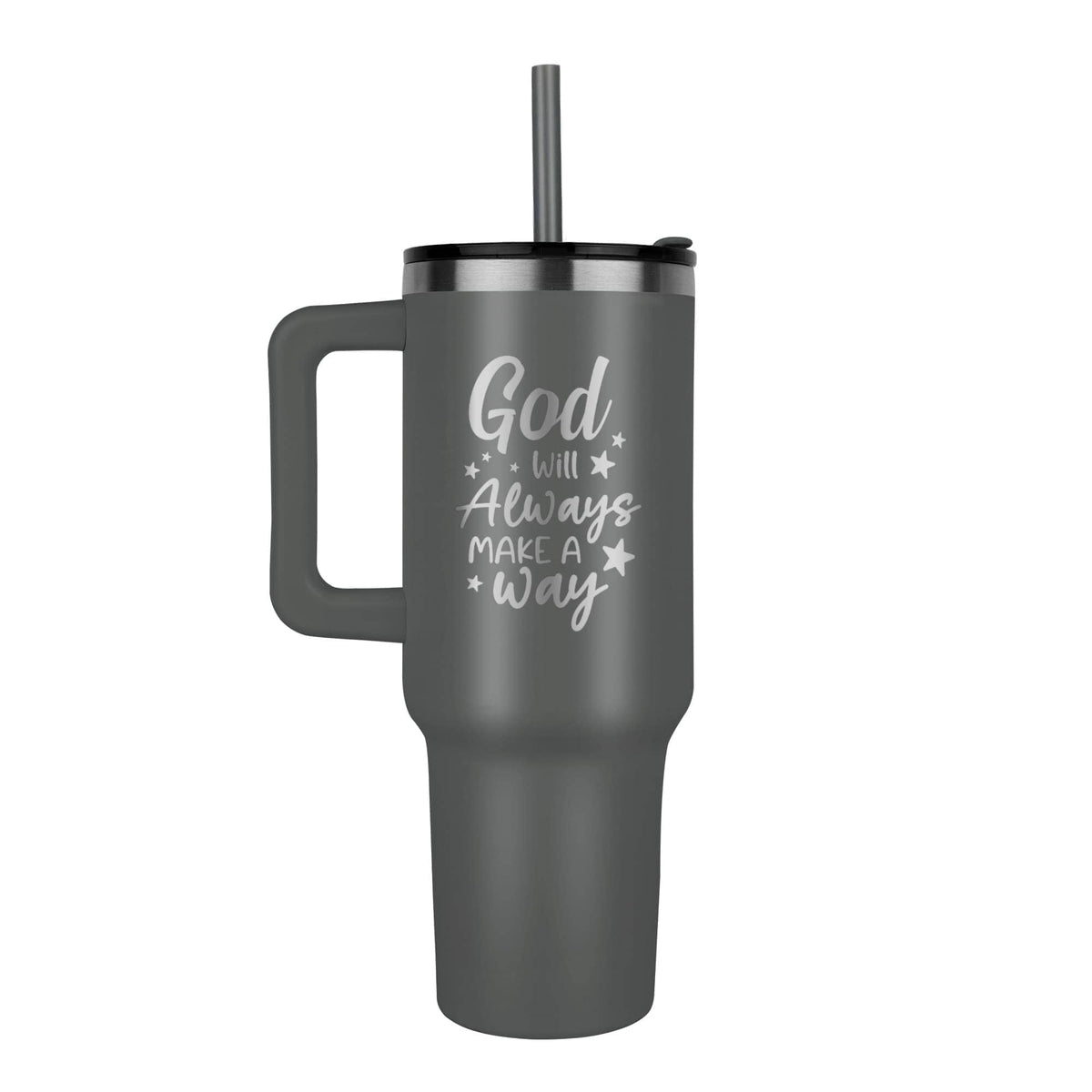 God Will Always Make a Way – 40oz Christian Tumbler ✝️