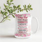 To My Wife – “You and Me, We Got This” 15oz Floral Mug Gift