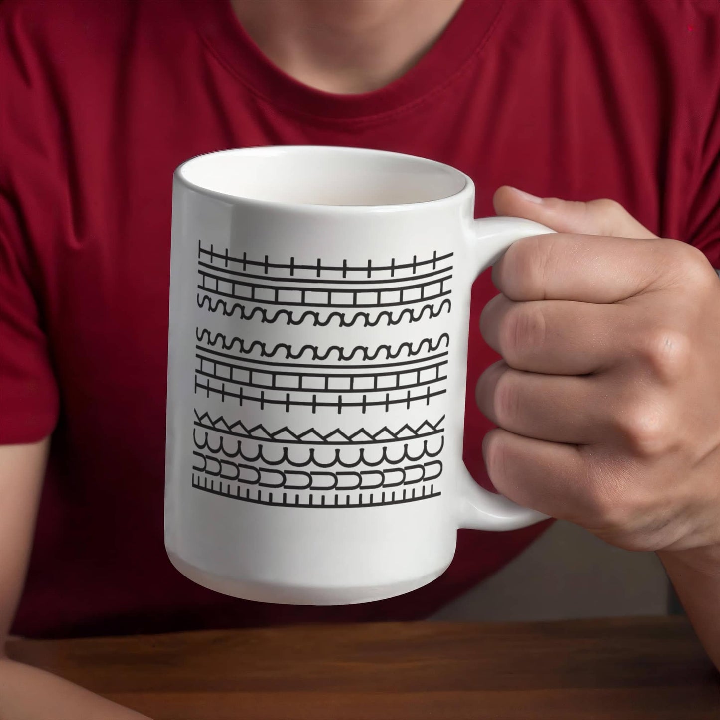 Hidden Message Coffee Mug – Funny Stress Relief Mug | Sarcastic Humor Gift (15oz)