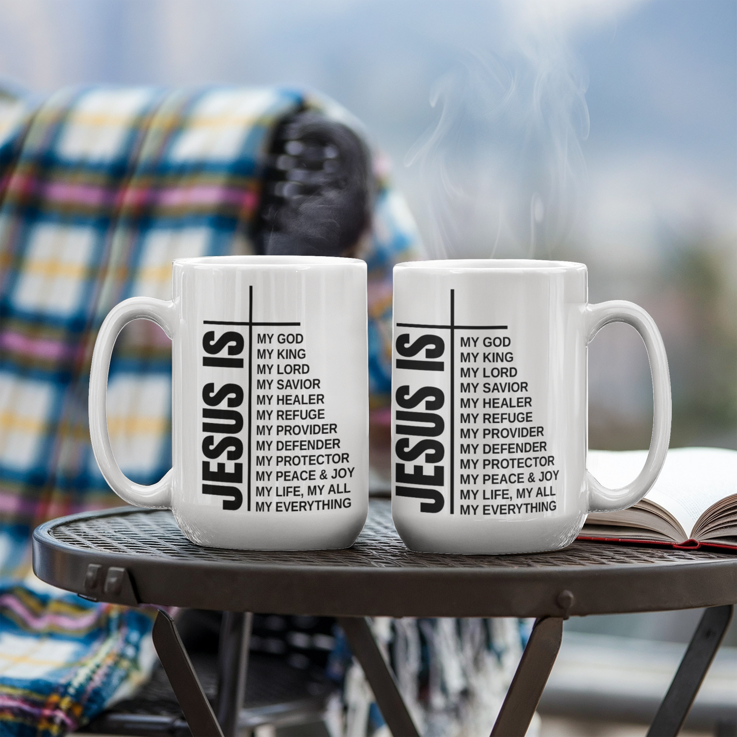Jesus Is My God My King My Lord Christian Coffee Mug 15oz