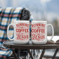 Running on Coffee and Jesus Christian Coffee Mug 15oz