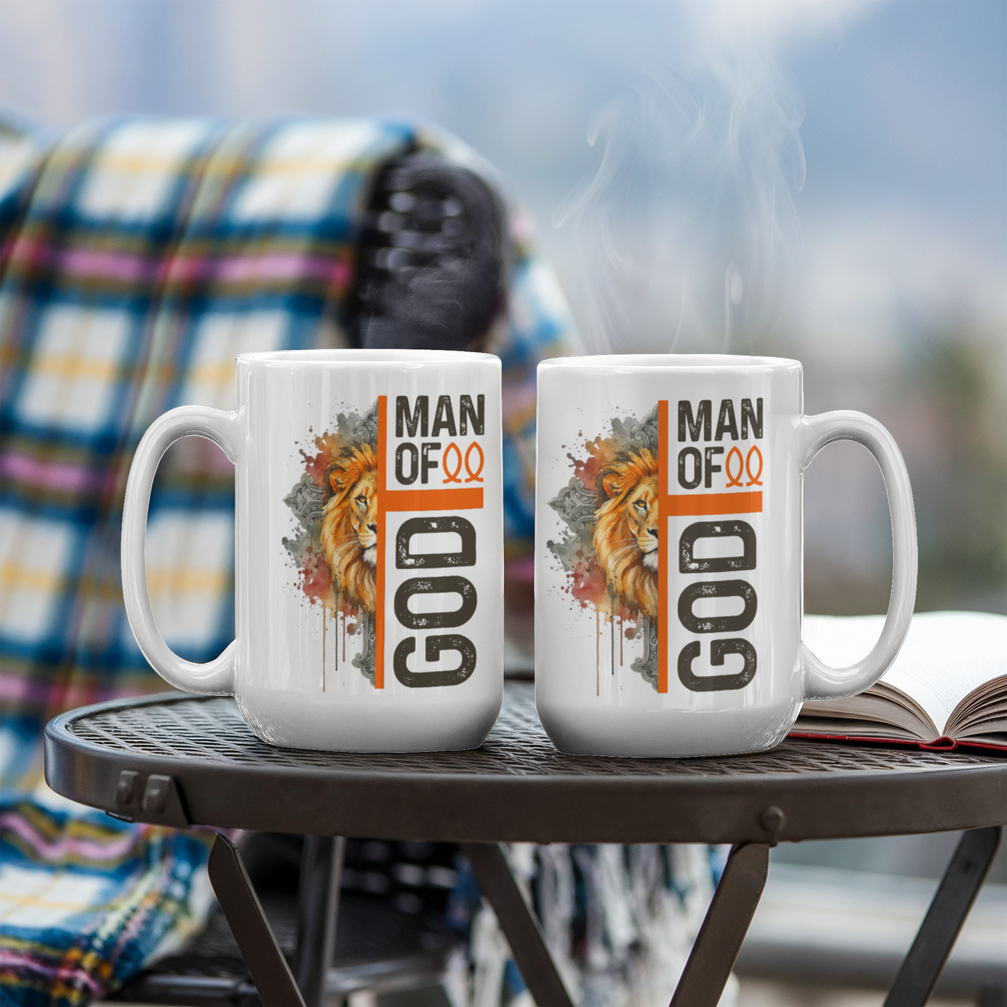 Man of God Christian Coffee Mug 15oz