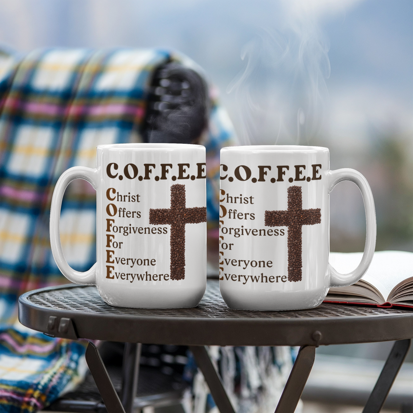 C.O.F.F.E.E Christ Offers Forgiveness For Everyone Everywhere Mug 15oz