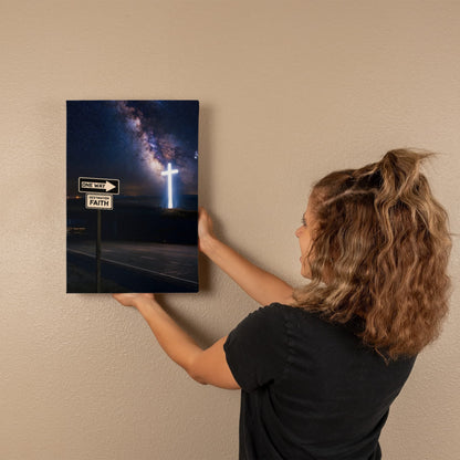 One Way – Faith Over Fear Christian Canvas Wall Art ✝️
