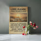 Lord, Please – Guide Me When I'm Lost Christian Canvas Wall Art