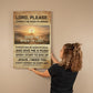 Lord, Please – Guide Me When I'm Lost Christian Canvas Wall Art
