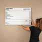 Jesus Paid It All Wall Art – Christian Faith Receipt Canvas Print