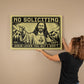 No Soliciting – Jesus Loves You But I Don't Christian Canvas Wall Art