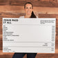 Jesus Paid It All Wall Art – Christian Faith Receipt Canvas Print