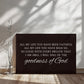 Goodness of God Lyrics Canvas – Christian Wall Art 36" x 24"