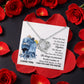 End of Our Lives Together – (Rotating Rose Necklace)