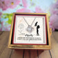 To My Mom – A Rose & A Knot (Rotating Rose Necklace)