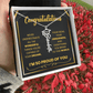 Graduation Name Necklace – Proud of the Person You’ve Become