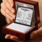 To Our Daughter Graduation Necklace – Proud of You Always