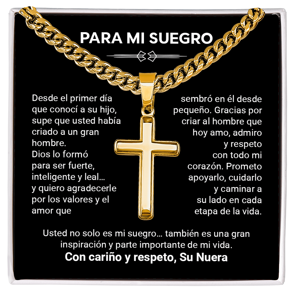 Para Mi Suegro – Gracias Por Los Valores y el Amor - Cadena Estilo Cubana