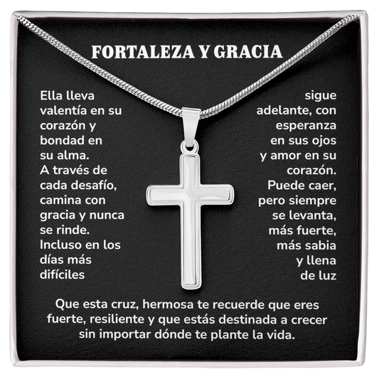 Collar Cruz Artesanal – Símbolo de Fe y Fortaleza