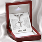 To My Son – A Part of Me Will Always Be With You Cross Necklace