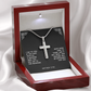 Faith Over Fear Artisan Cross Necklace – Matthew 17:20 Inspirational Gift