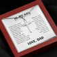 To My Son – A Part of Me Will Always Be With You Cross Necklace