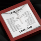 To My Son – Watching You Grow Cross Necklace